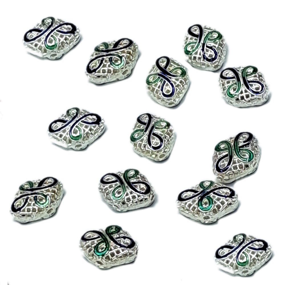 吉祥結 景泰藍 1.7*1.3 cm【十方】141459