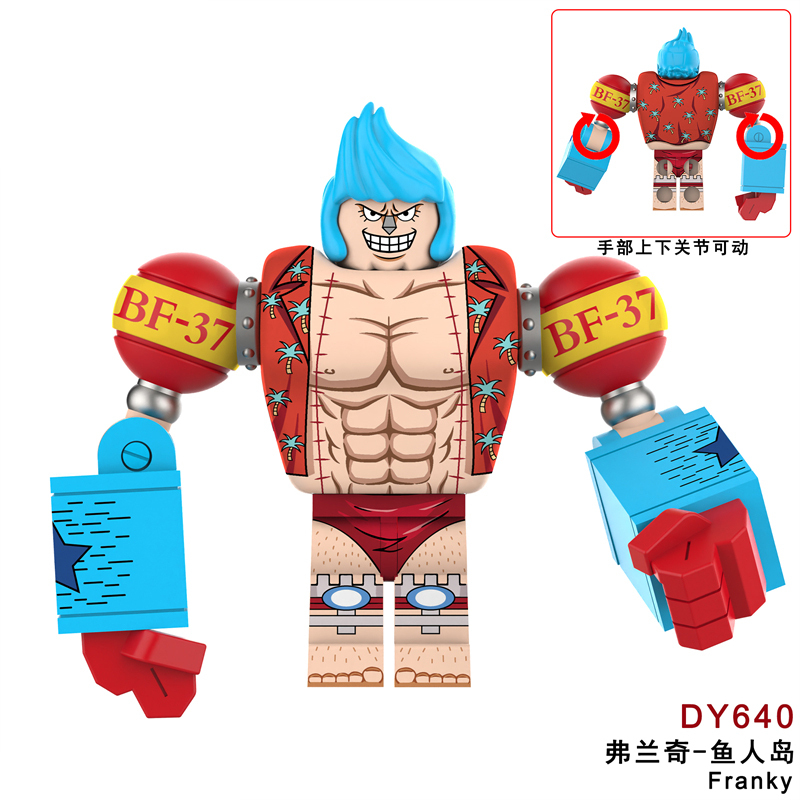 One Piece Franky Custom Minifigures Minifigs Fit Lego DY640