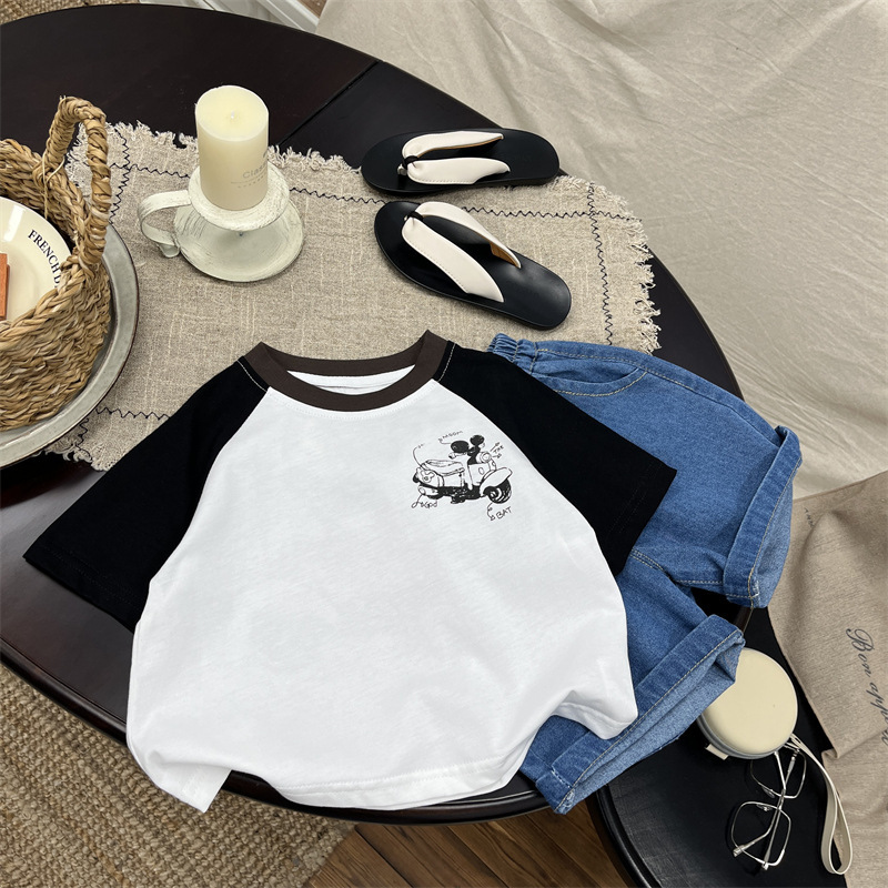 25夏 黑白塗鴉潮流T