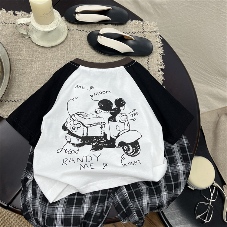 25夏 黑白塗鴉潮流T