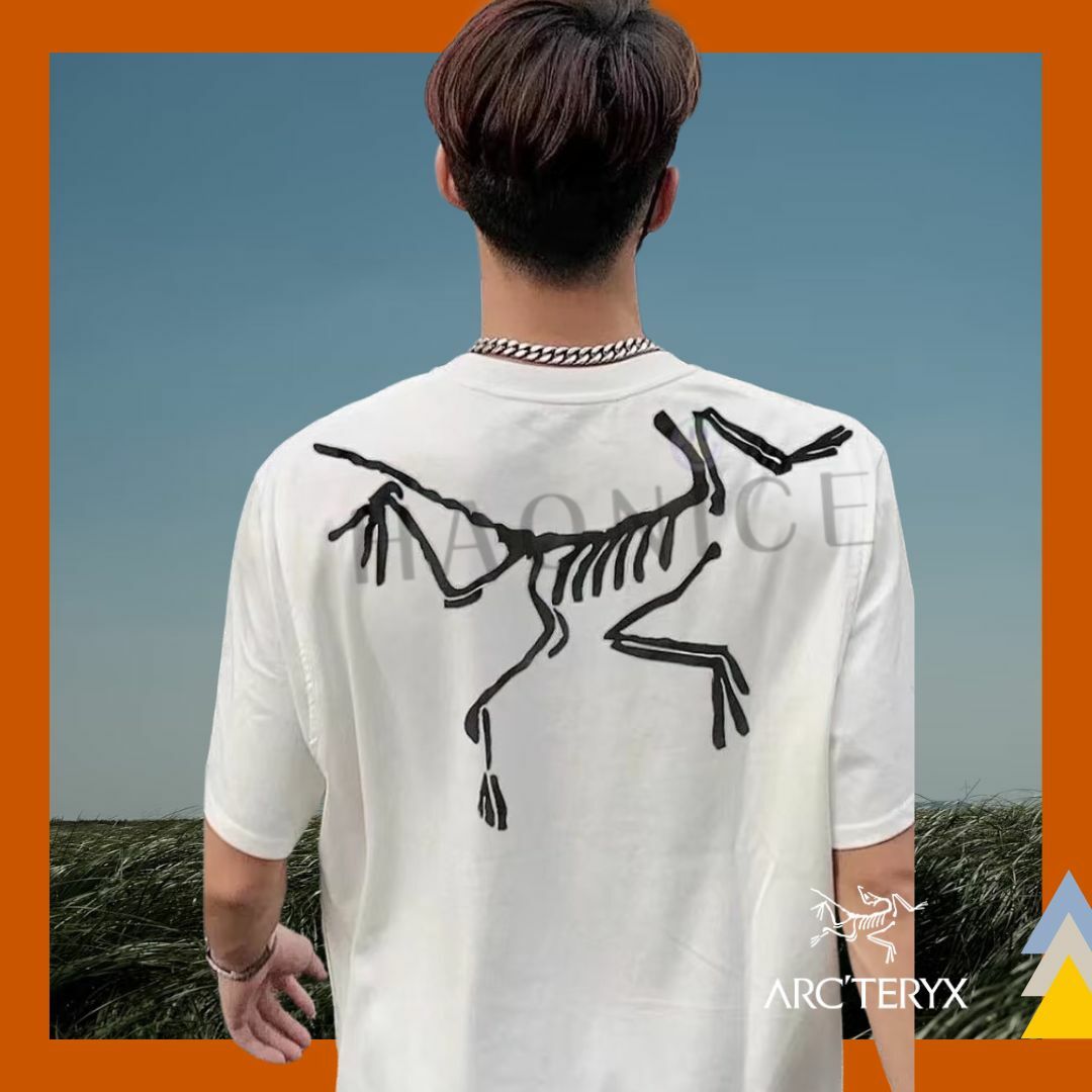 【HAO NICE 】加拿大🇨🇦品牌 上海經銷商ARCTERYX 始祖鳥 25SS 春夏新款 背後經典大LOGO 百搭款 短T🔥