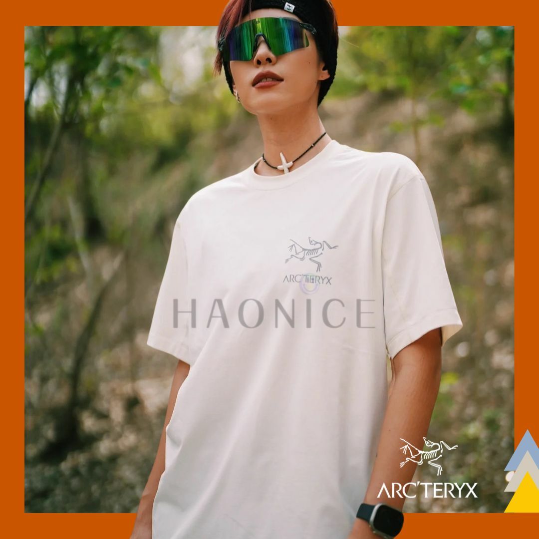 【HAO NICE】100%正品 ARC‘TERYX 加拿大精品🇨🇦純色印花短袖 T恤