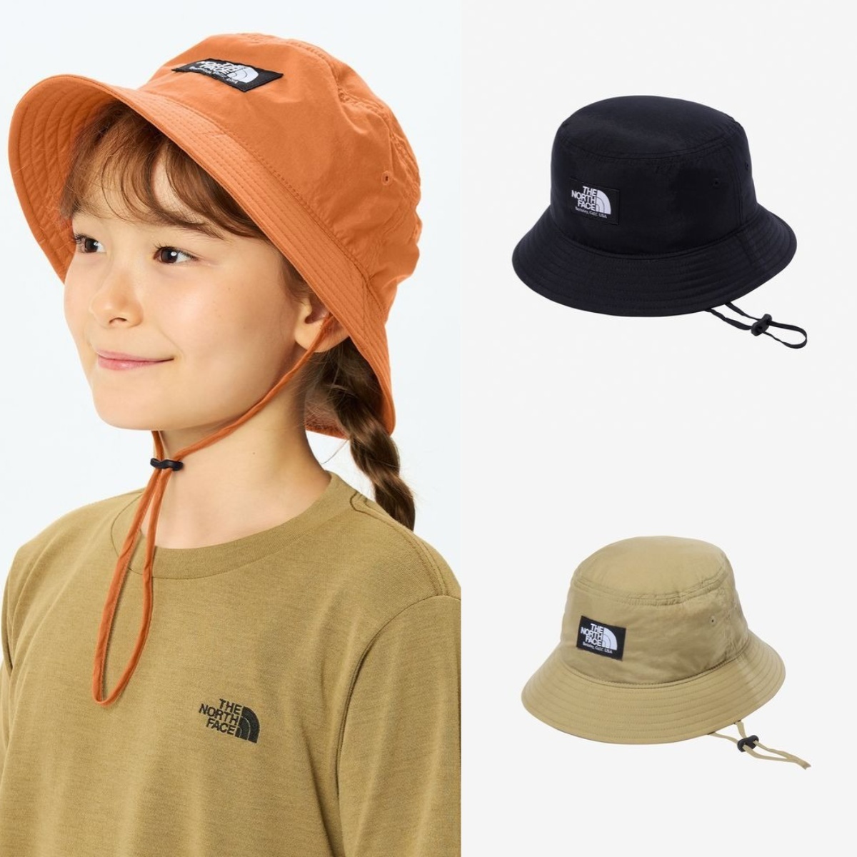 預購┃日本 小孩款 THE NORTH FACE KIDS CAMP SIDE HAT 防潑水 漁夫帽