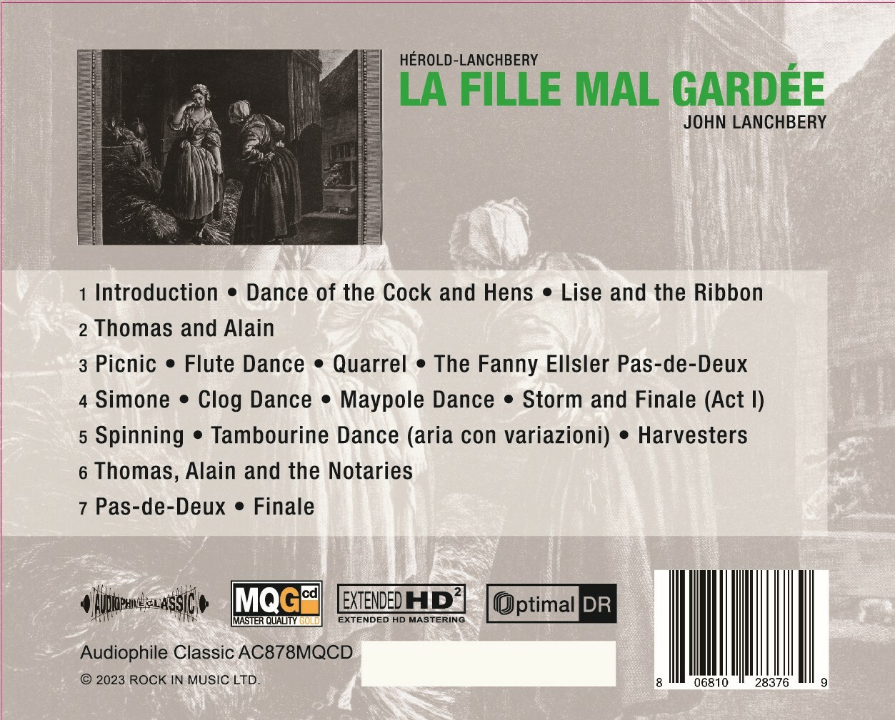 John Lanchbery - La Fille Mal Gardee 女大不中留