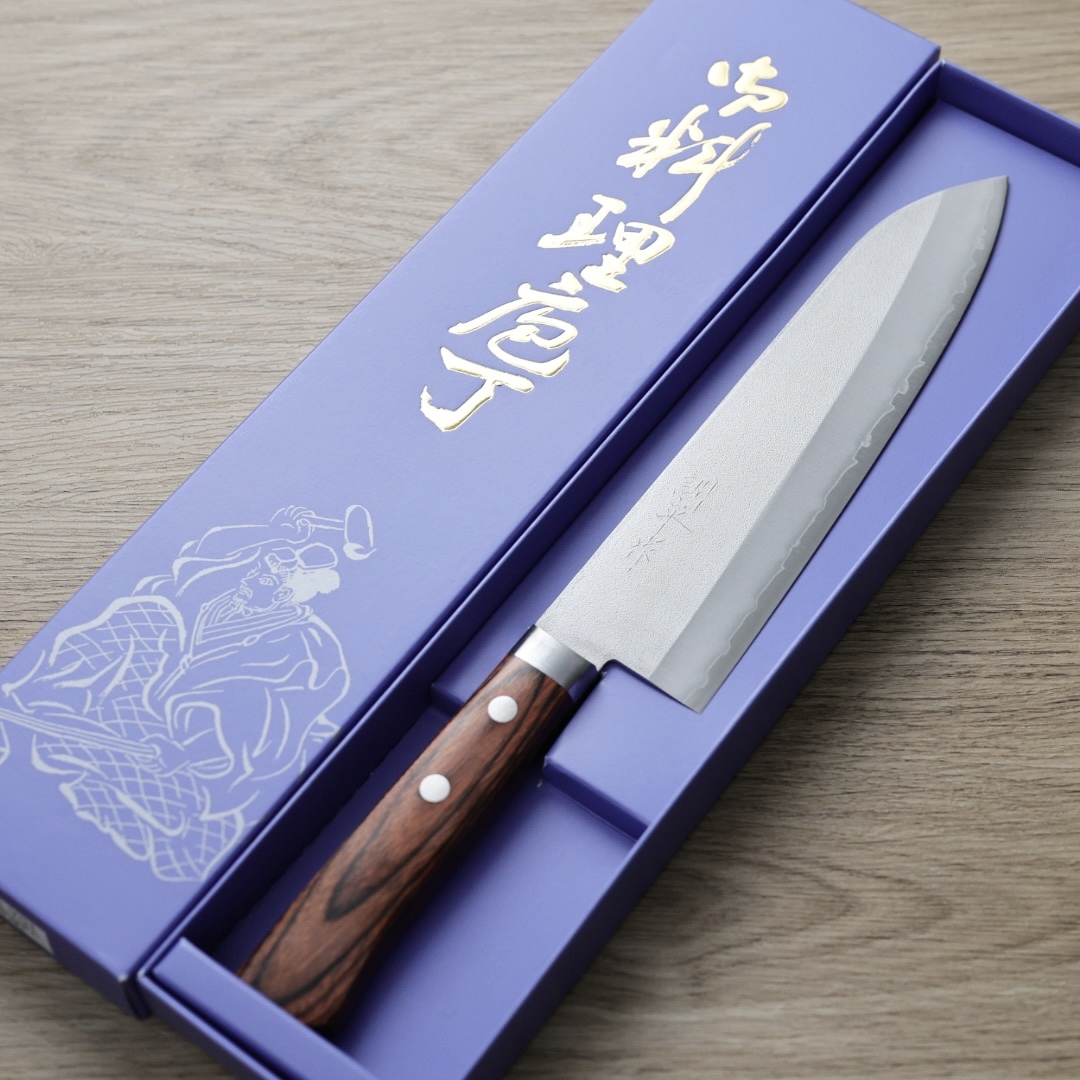增谷訓生 牛刀 180mm VG1鋼 梨地