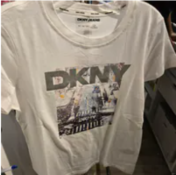 [S] DKNY IVORY WOMENS TOP T-SHIRT & BLOUSES, DJ4T1362-IVY (SD1262)