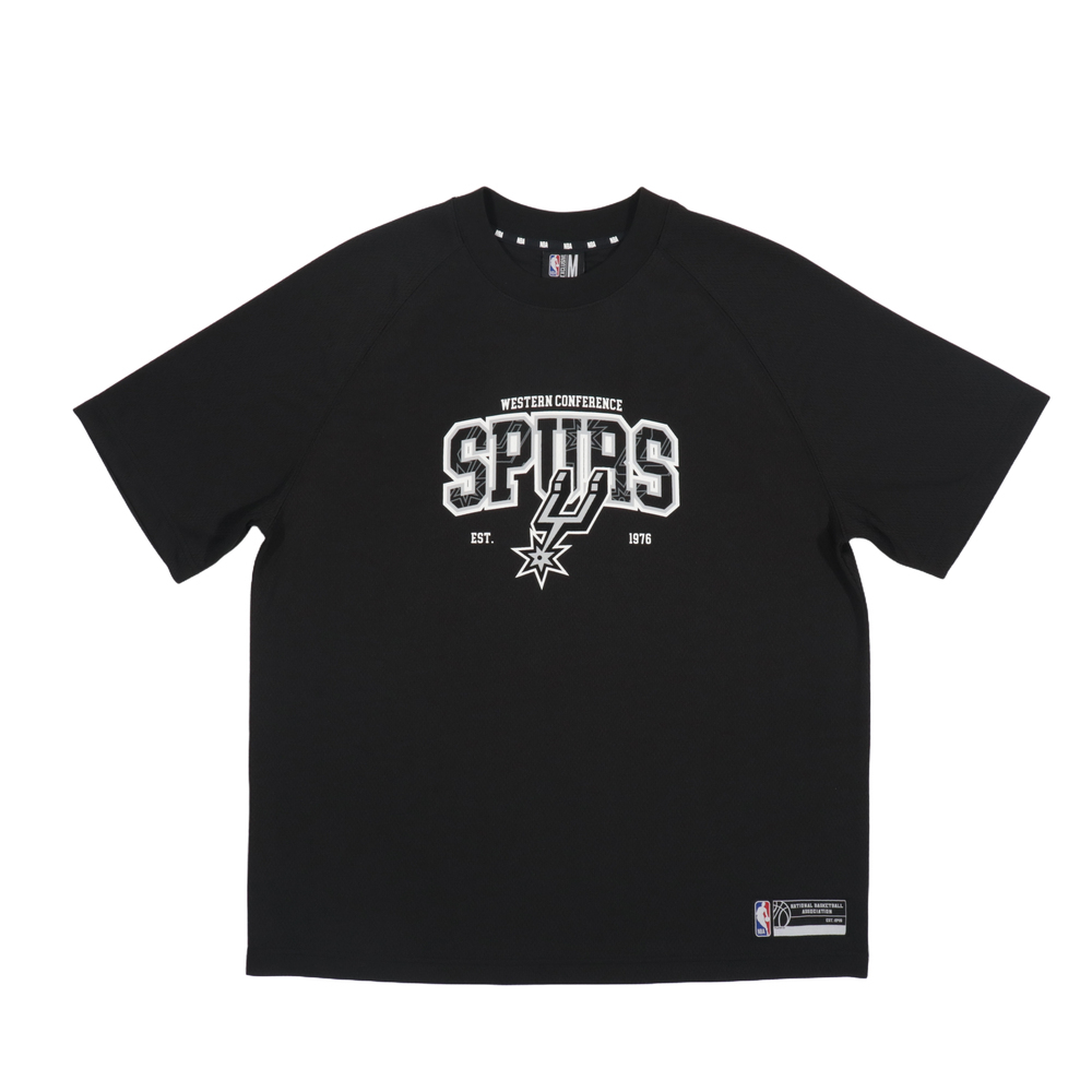 【NBA】中性網眼印花T_SAS-黑