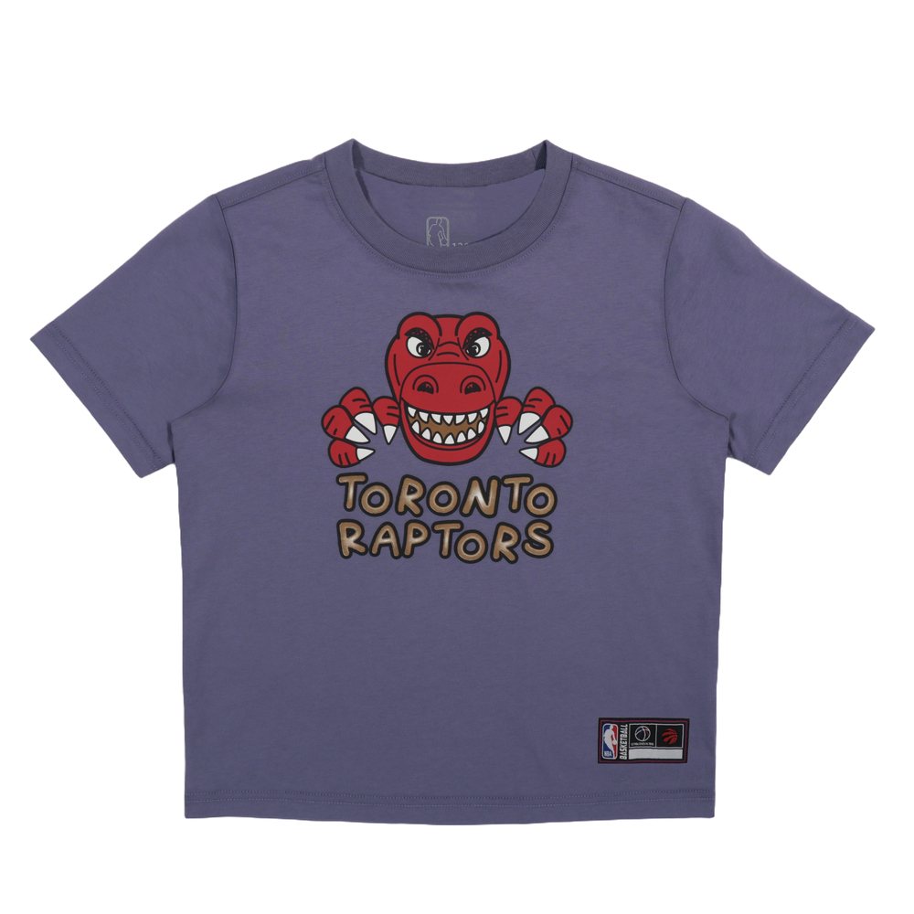 【NBA】中性童LOGO印花T_TOR-中紫
