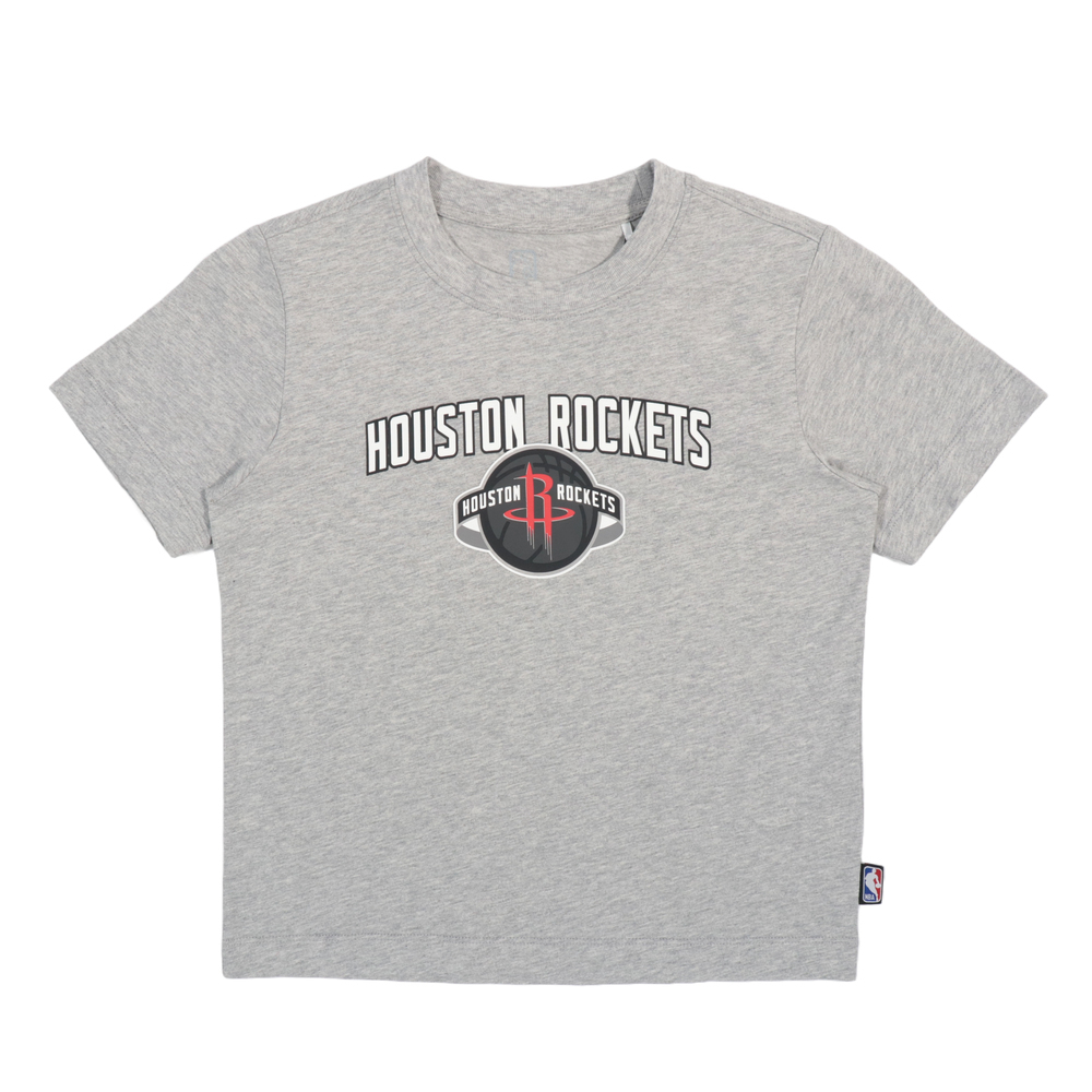 【NBA】中性童LOGO印花T_HOU-淺灰