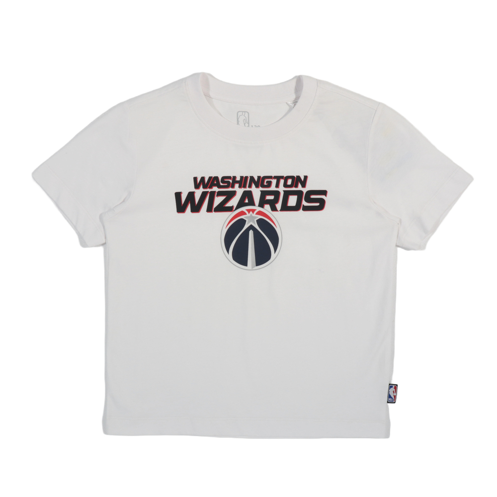 【NBA】中性童LOGO印花T_WAS-白