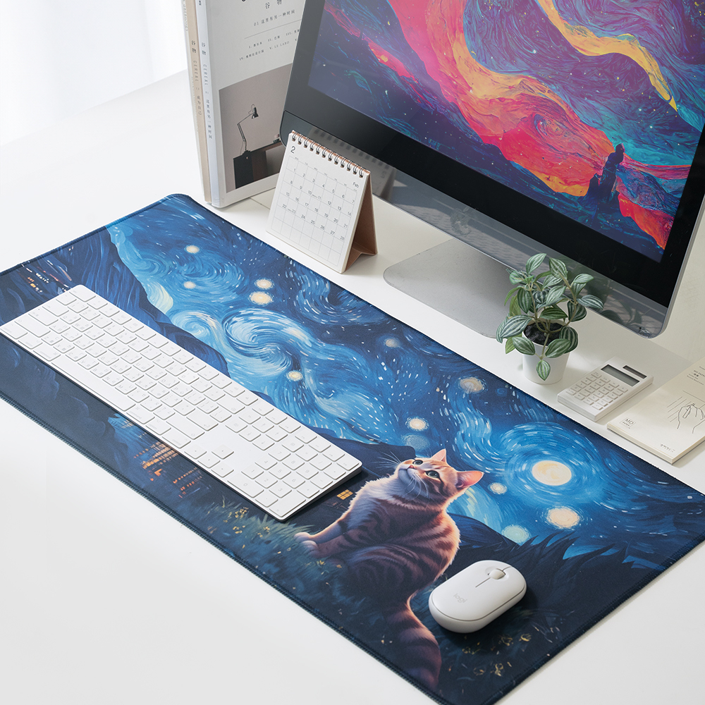 趣味插圖止滑大桌墊