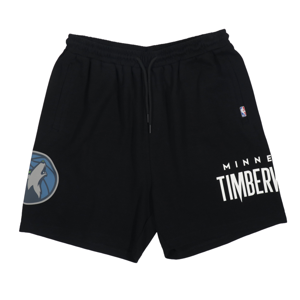 【NBA】中性印花短褲_MIN-黑