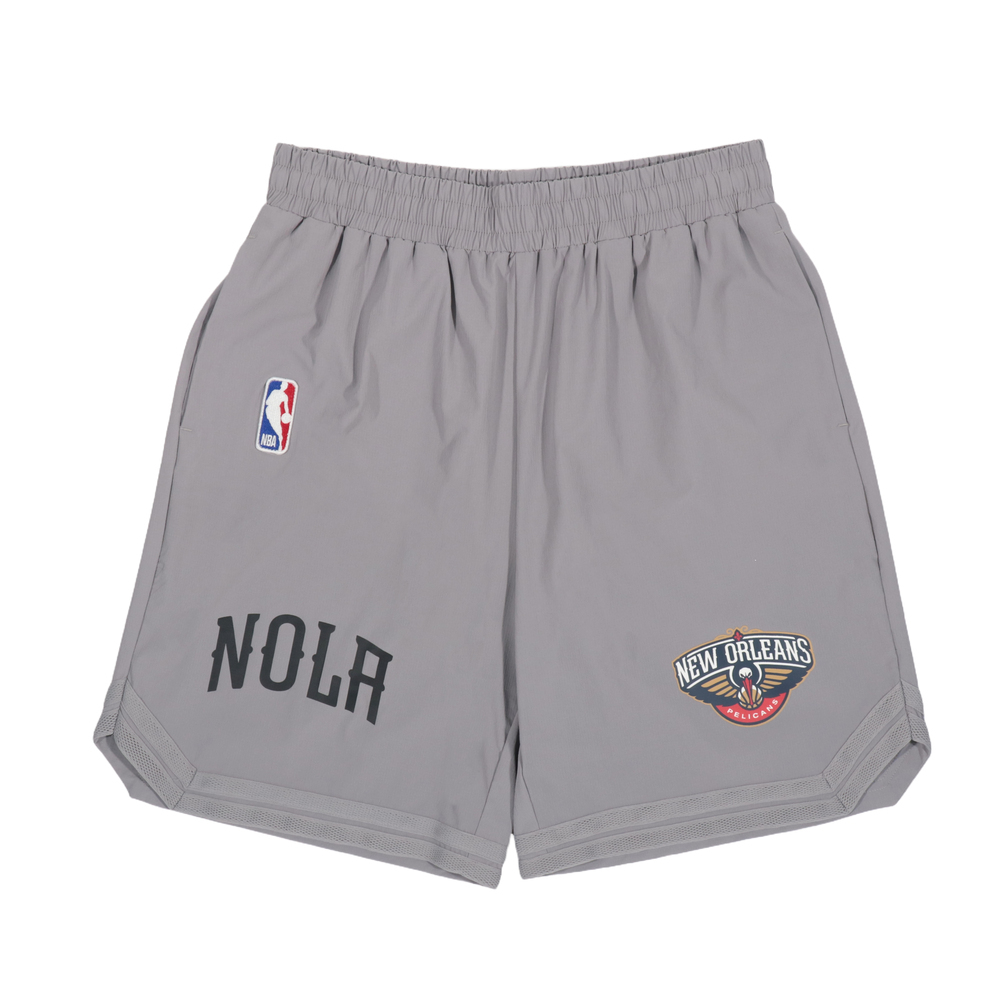 【NBA】中性織帶短褲_NOP-淺灰