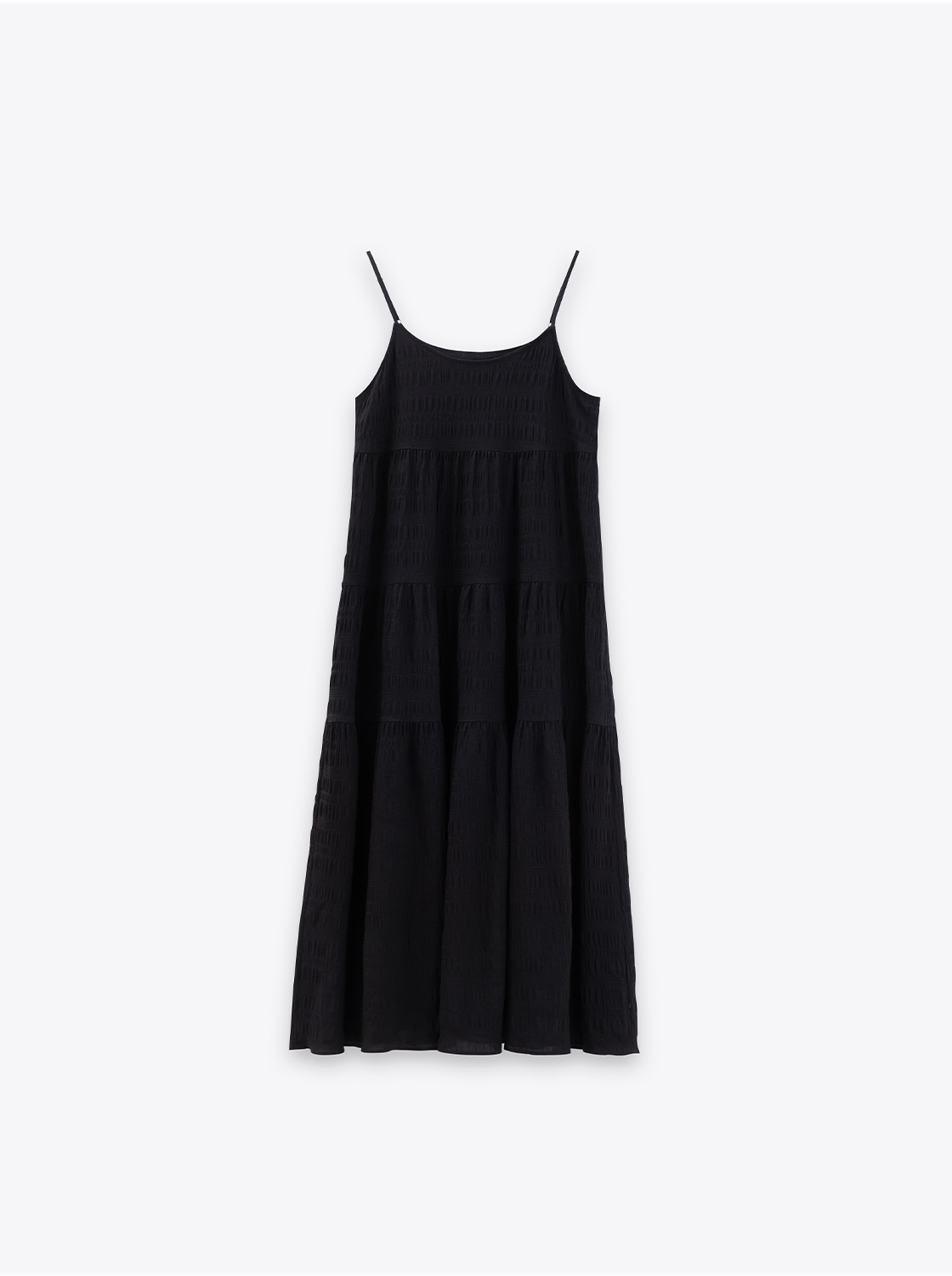 肌理感層次細肩洋裝