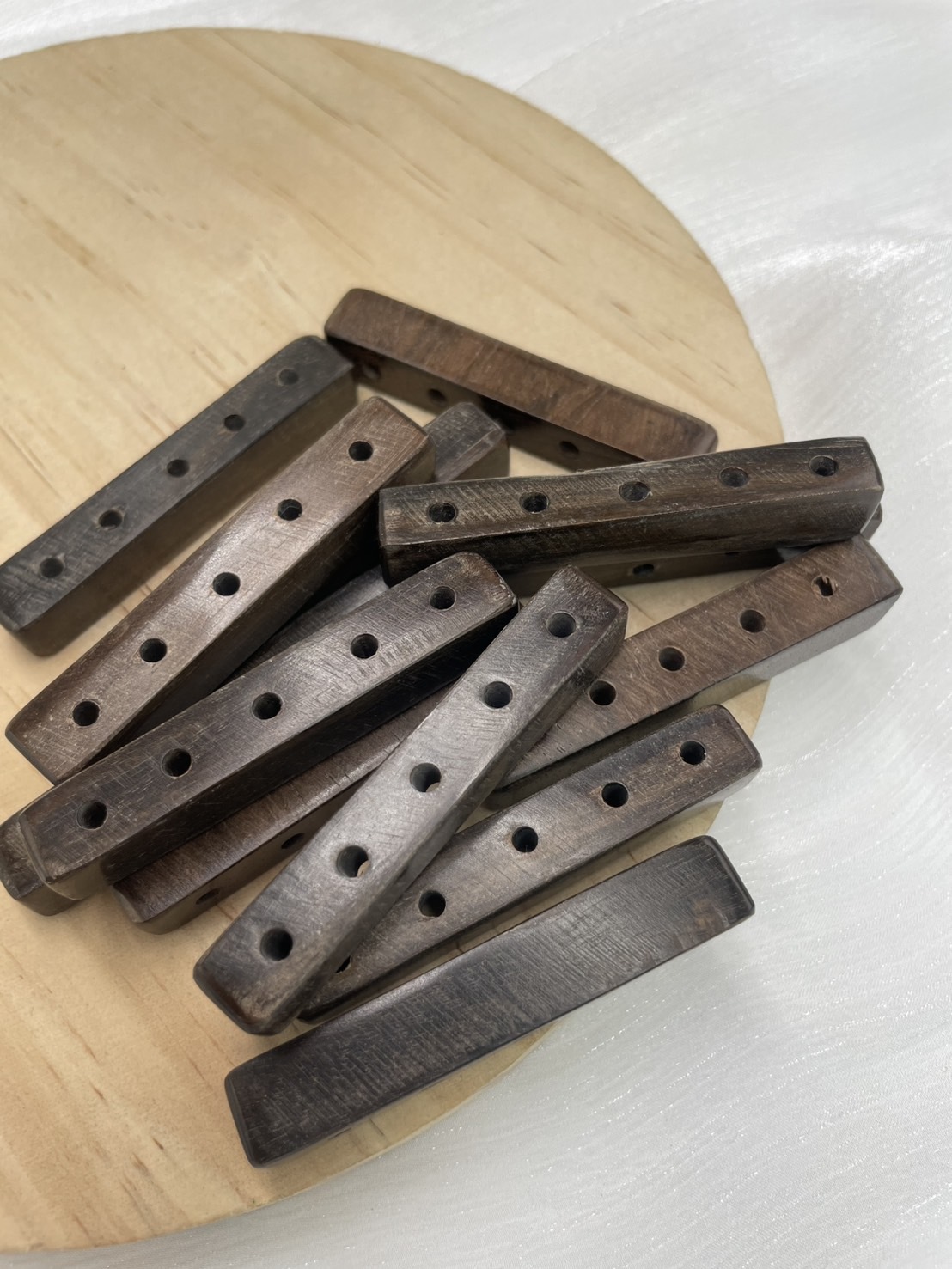 5孔-No.3黑檀木隔片長6cm寬1cm厚1cm