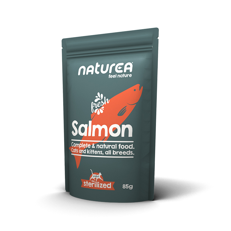 Naturea Complete & Natural Food Cat Wet Food Salmon Flavor 85g