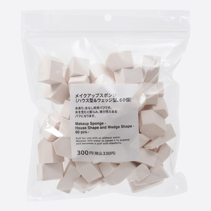 SP 乾濕兩用化妝海綿/60入