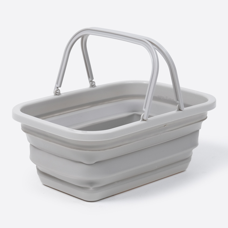 SP 折疊水桶/灰 5.3L