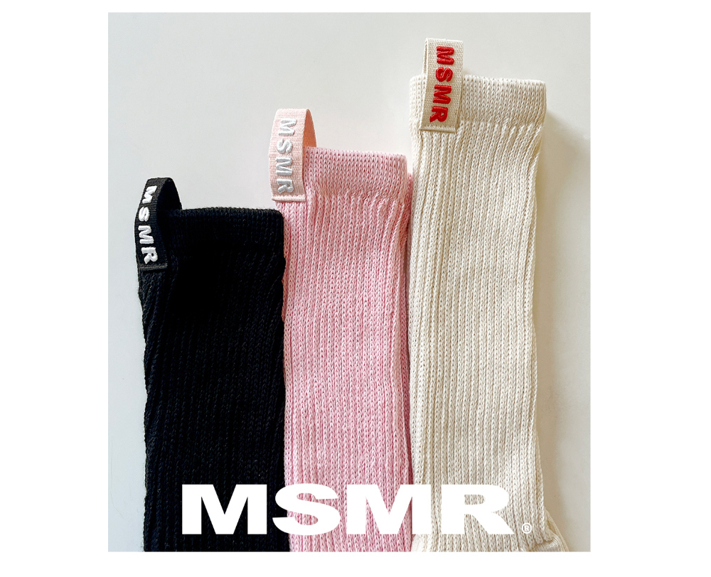 <快速出貨> 🇰🇷MSMR 小標LOGO 長襪