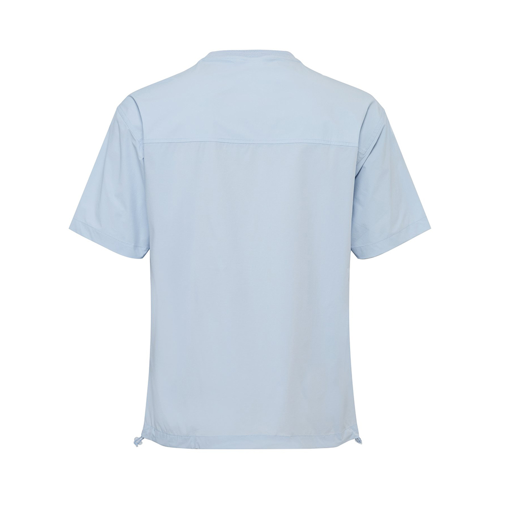 【EIDER】男口袋設計短袖上衣/25EDMM25215-[冰藍、黑、白]