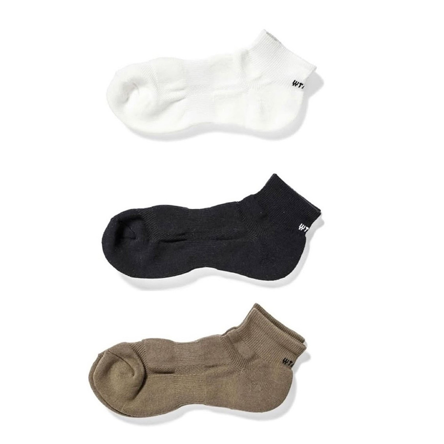 Wtaps Skivvies Sox White 襪子 白／黑／軍綠251MYDT-UWM04