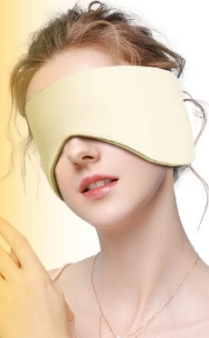 涼感+溫感 助眠眼罩 睡眠眼罩 遮光 眼罩 雙面 睡覺 助眠 午睡 冰絲