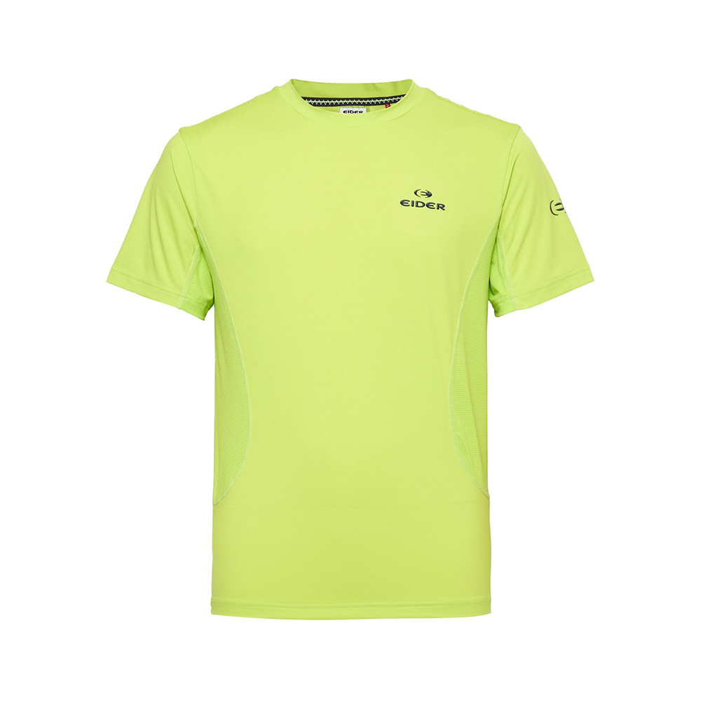 【EIDER】男HERITAGE快乾短袖上衣/25EDMM25231-[萊姆綠、經典黑]