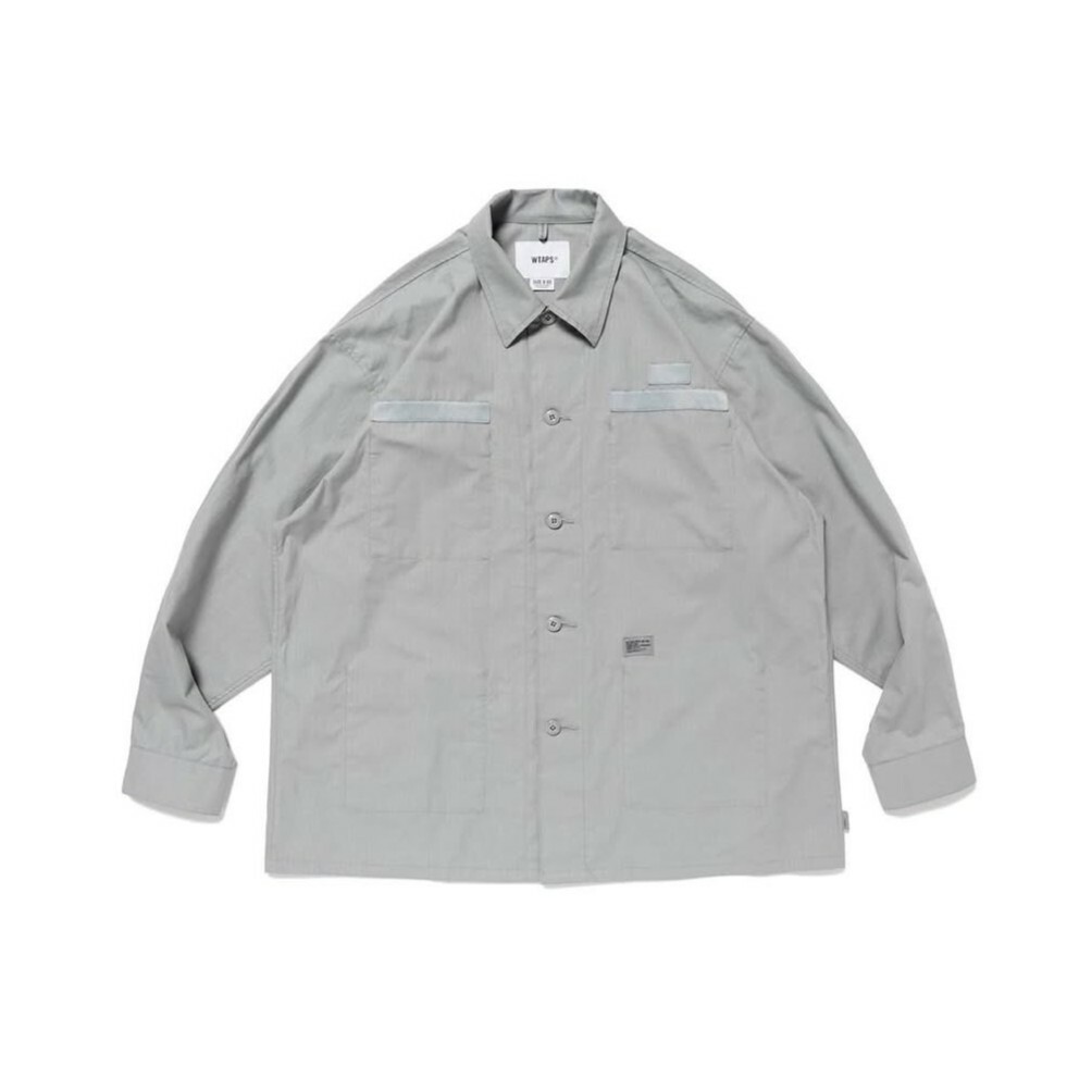 Wtaps Jmod 01 / Ls / Cotton . Ripstop GRAY 襯衫 灰色251WVDT-SHM01