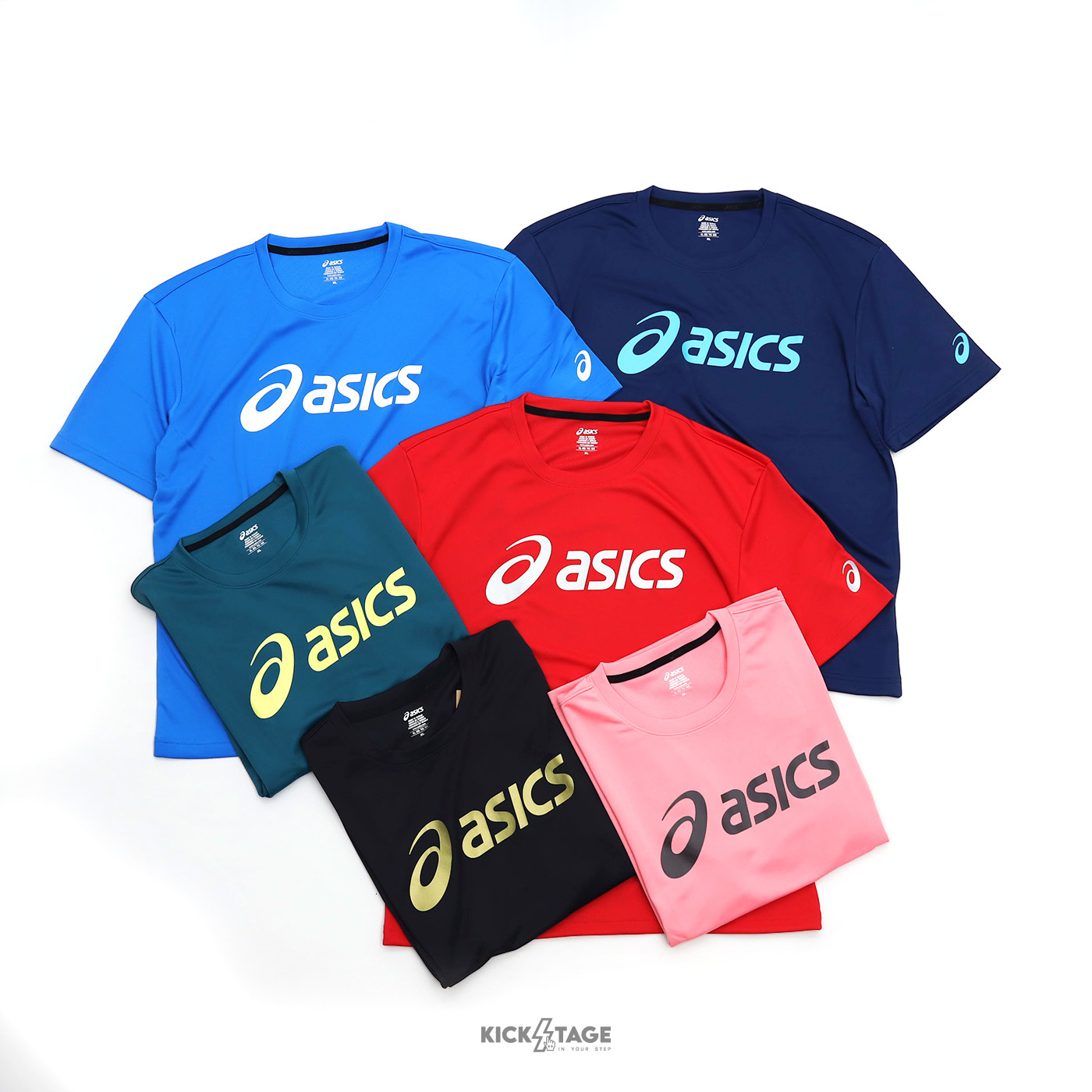 男女款 ASICS 亞瑟士 台灣製 排汗衣 涼感 排球 網球 籃球 慢跑 速乾 短袖 短TEE【K31415】