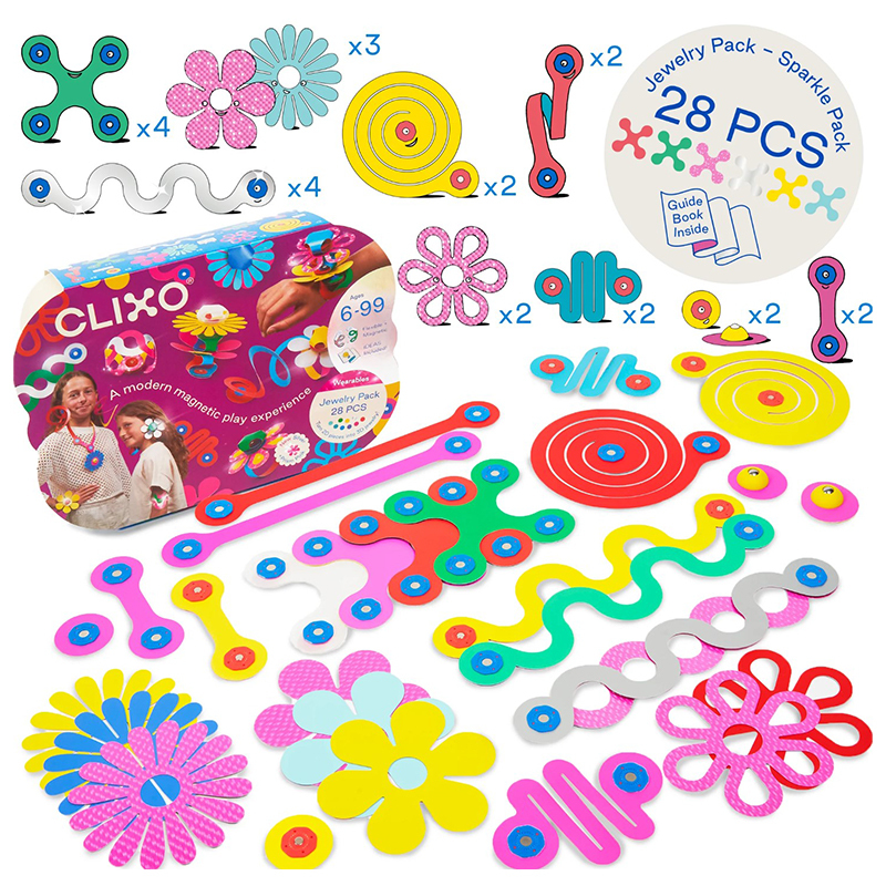 CLIXO 創樂多磁力片-閃閃飾品28片