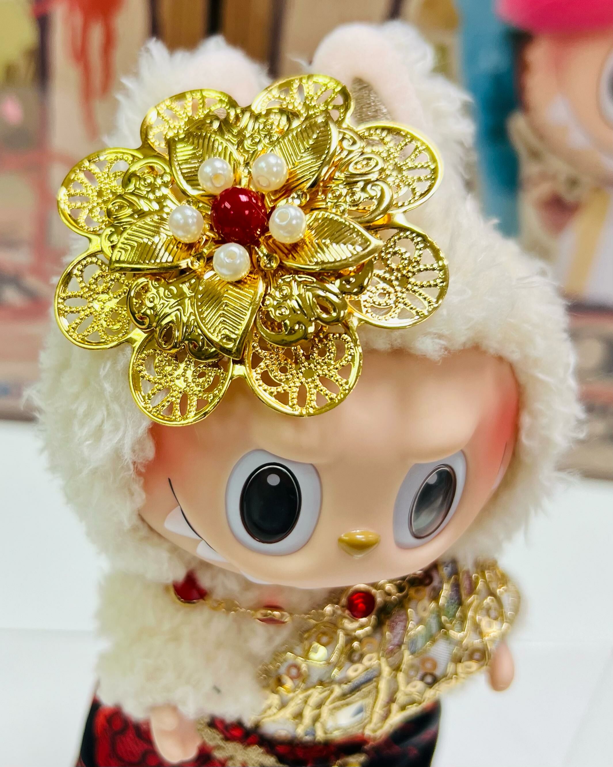 Doll Outfit Traditional & Fancy T25-Chut Thai(BLK & RED)