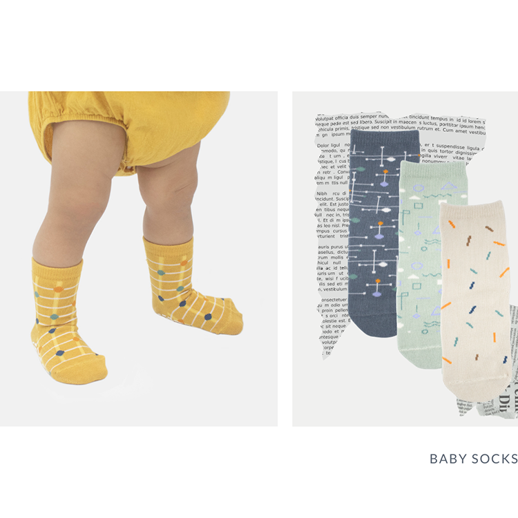 花花🌸幾何圖形寶寶襪