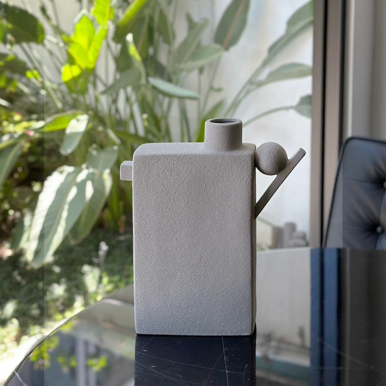 童玩泥灰花器擺飾