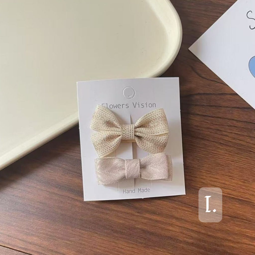 甜美蝴蝶結髮夾