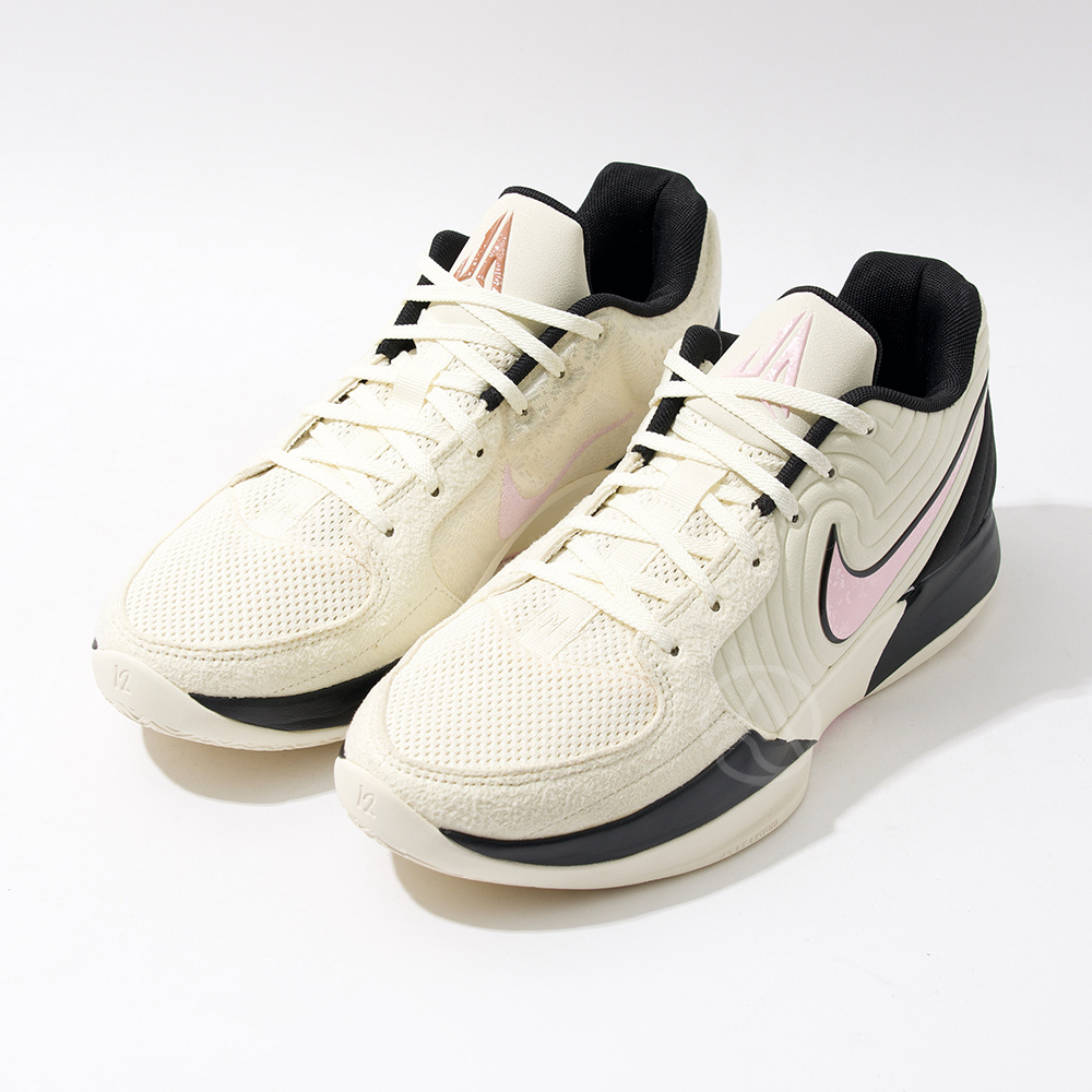 Nike JA 2 EP 男 香草粉 Morant 莫蘭特 運動 二代 低筒 包覆 緩震 籃球鞋 FD7327-100