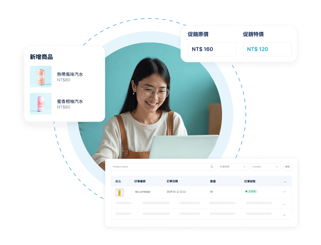 SHOPLINE 提供完整的網路商店功能