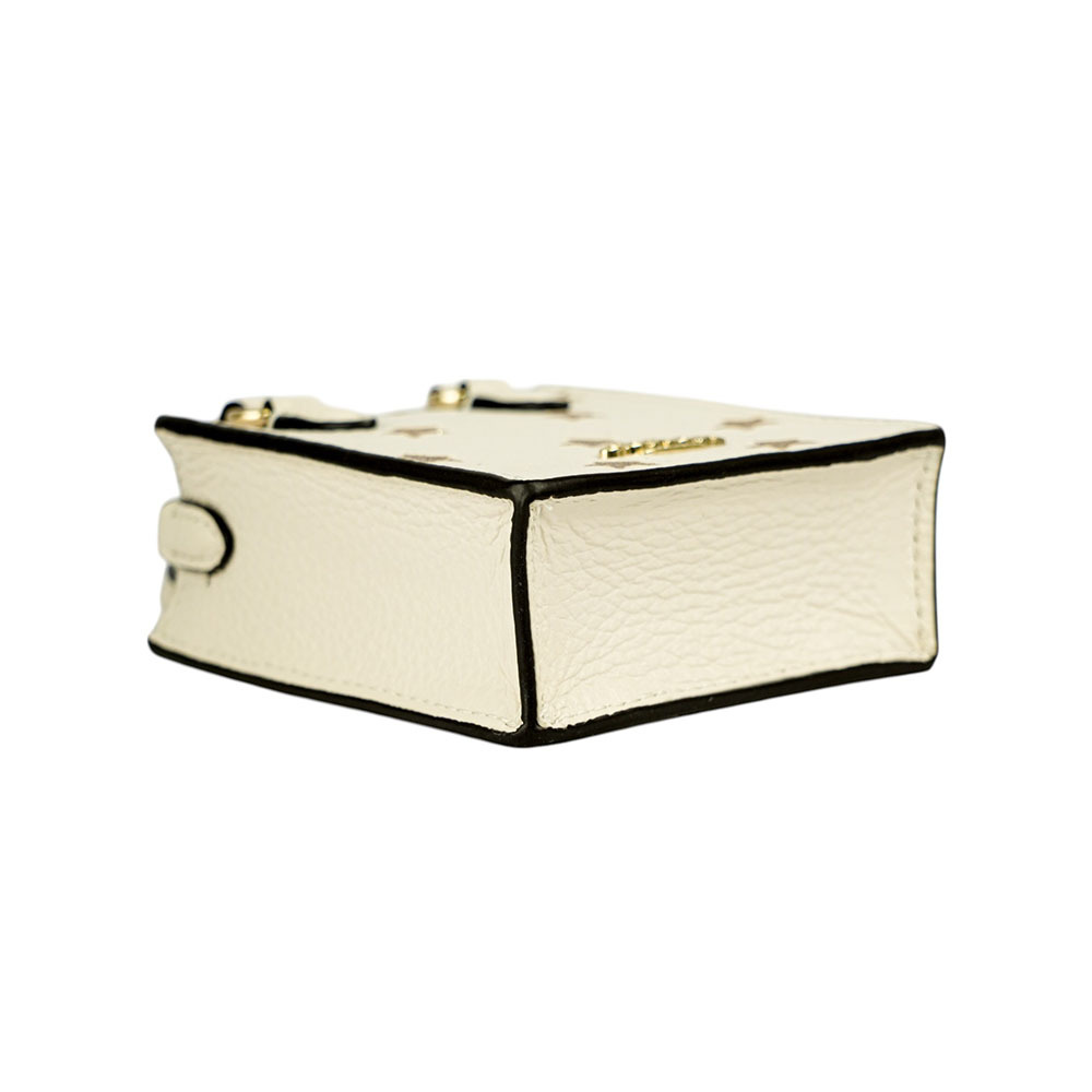 【COACH】星星圖案迷你琴譜包造型吊飾/鑰匙圈(白色) CX074 IMCAH