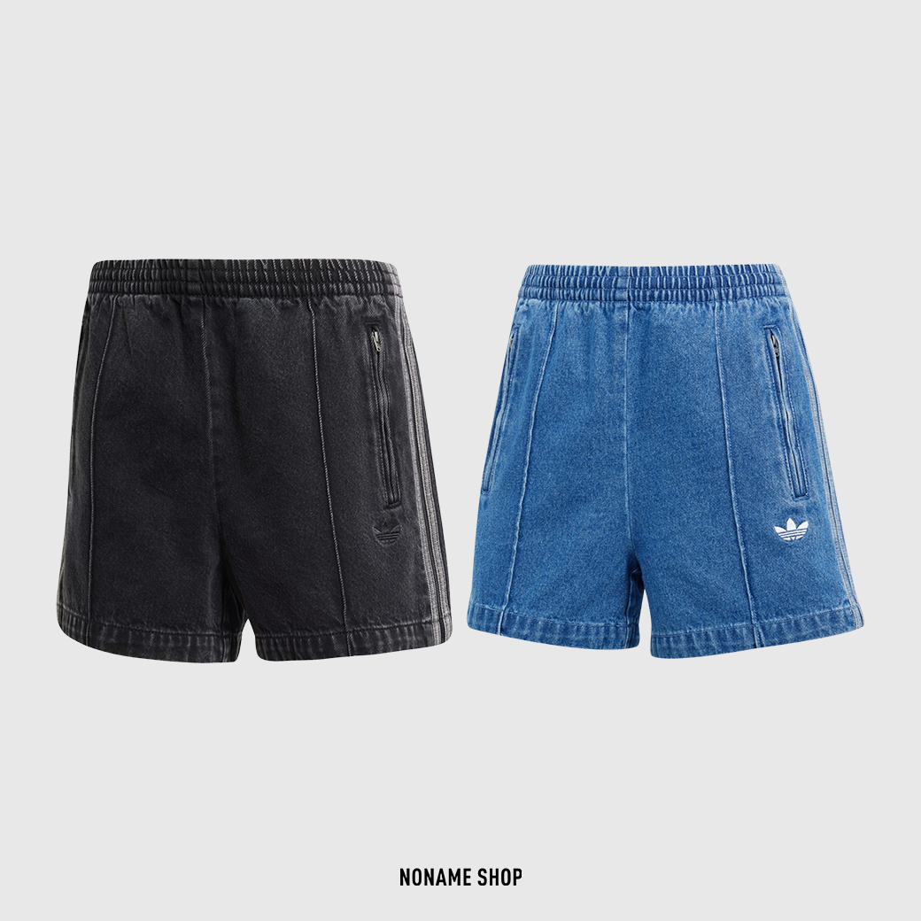 ADIDAS DENIM 三葉草 丹寧 牛仔 三分 短褲 兩色 (女款)