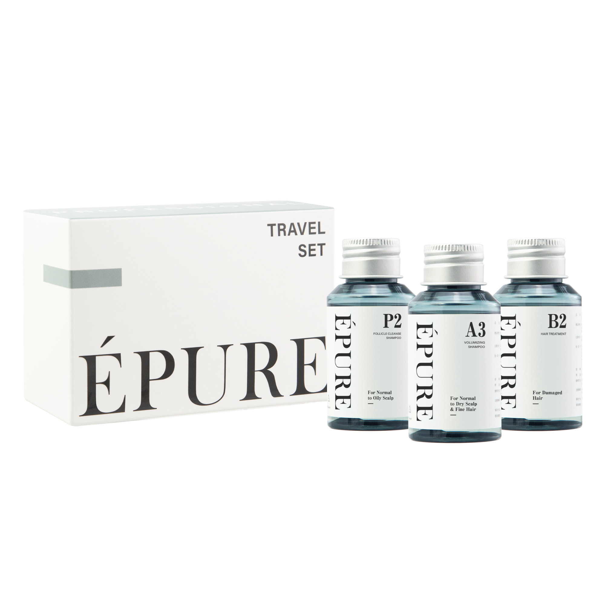 毛囊淨化蓬鬆旅行組 P2+A3+B2  50ml+50ml+50ml