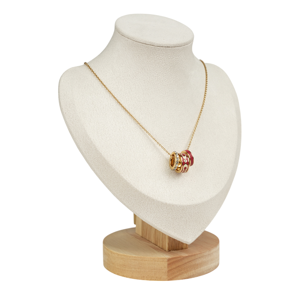 【COACH】C Logo/金屬/玻璃水鑽三圓環項鍊(金色/紅色) CAD60 GDRD