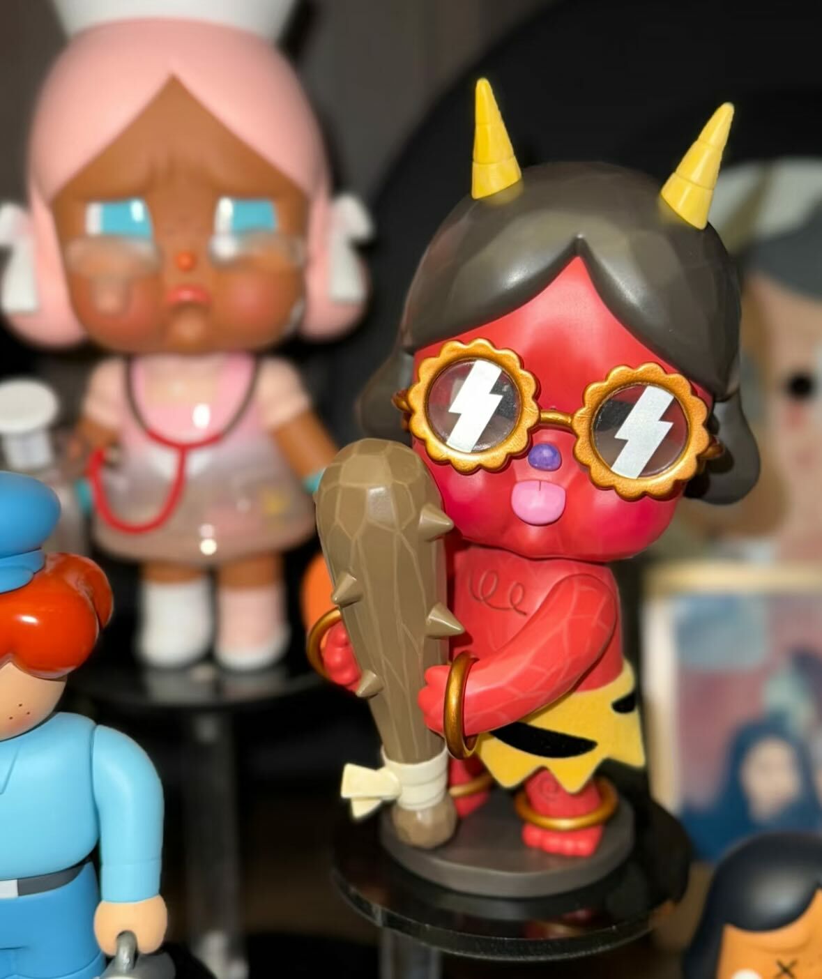 上海展場限定POP MART MEGA CRYBABY 400% 哭娃- PTS · 守望者惡鬼👺 摩