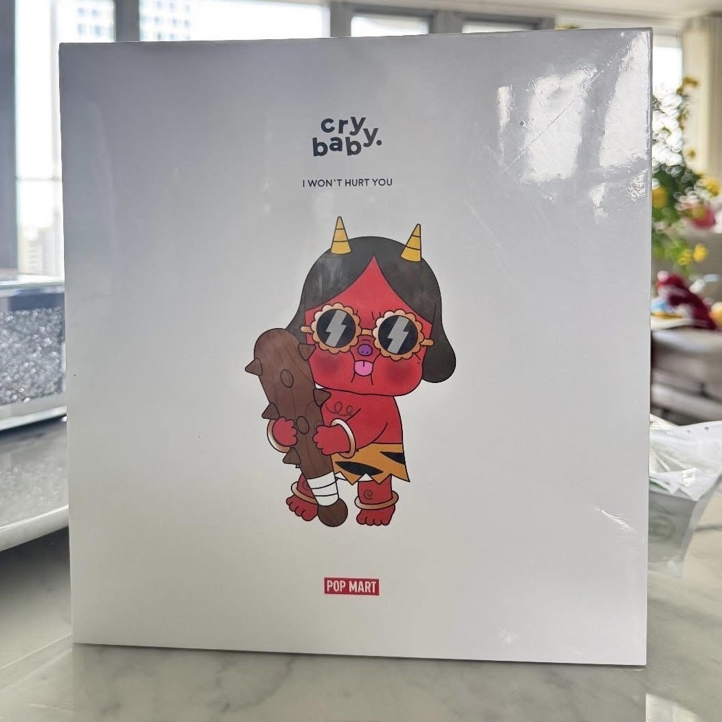 上海展場限定 POP MART MEGA CRYBABY 400% 哭娃 - PTS · 守望者 惡鬼👺 摩登原始人 哭娃 公仔