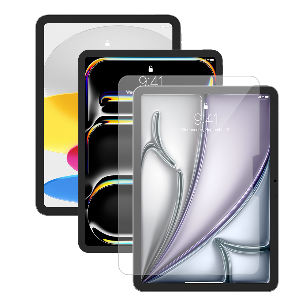 Hipporizz iPad 高透鋼化玻璃螢幕保護貼 11吋/13吋 (iPad Air / Pro / 10th / 11th)