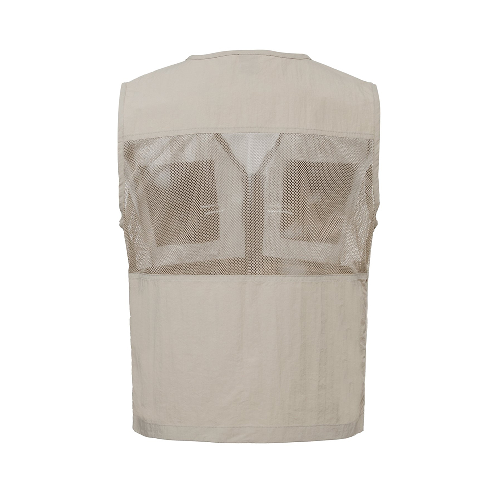 【EIDER】男多口袋工裝背心/25EDMM25689-[淺米、碳黑]