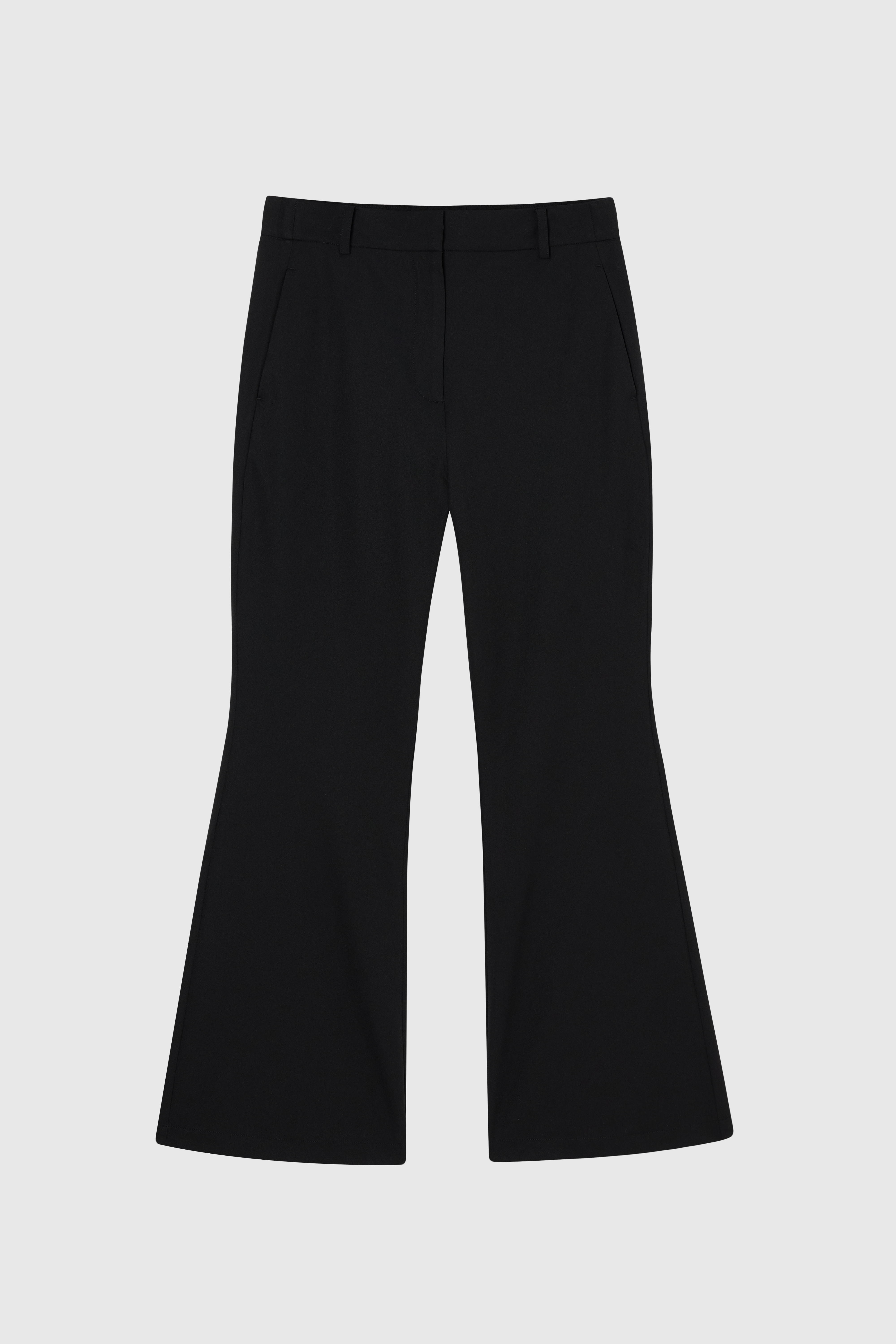 FLITE4.0 防潑水彈力微喇叭褲 女（黑色）