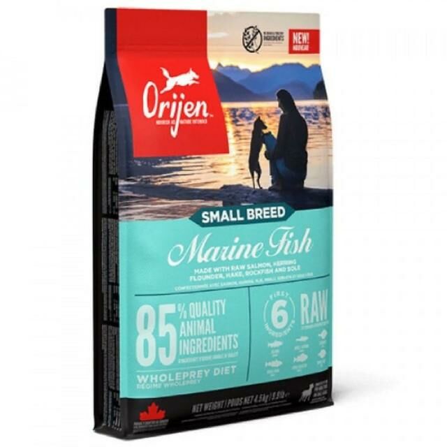 Orijen渴望 無穀物天然狗糧系列 小型犬海洋魚配方．1.8kg/4.5kg