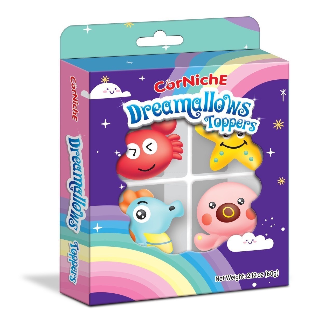 可尼斯造型棉花糖 4入裝 60g (款式隨機)