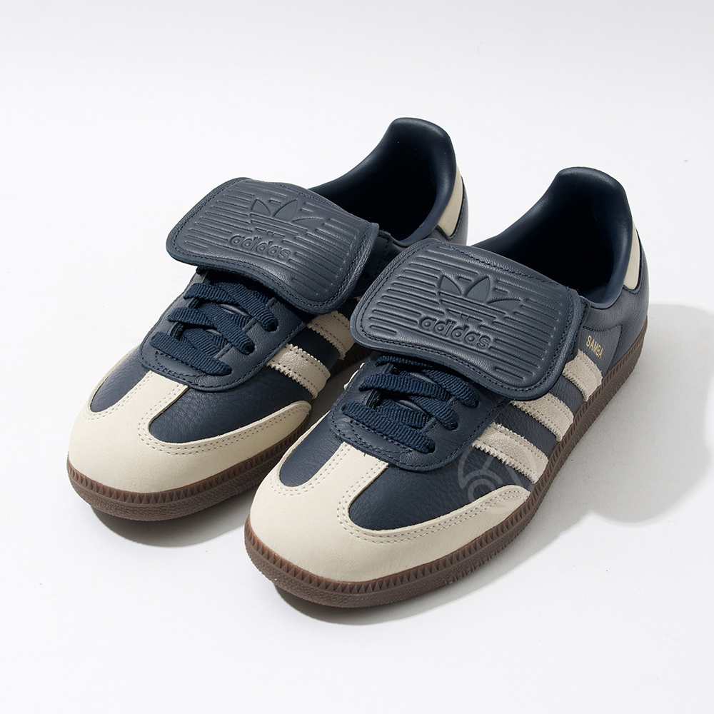 Adidas Samba LT 女鞋 深藍色 運動 休閒 滑板 復古 麂皮 翻鞋舌 德訓鞋 愛迪達 休閒鞋 JH5705