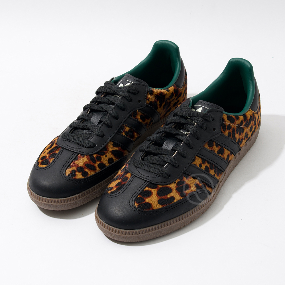 Adidas Samba OG 女鞋 豹紋色 運動 休閒 膠底 德訓鞋 板鞋 休閒鞋 JI2735