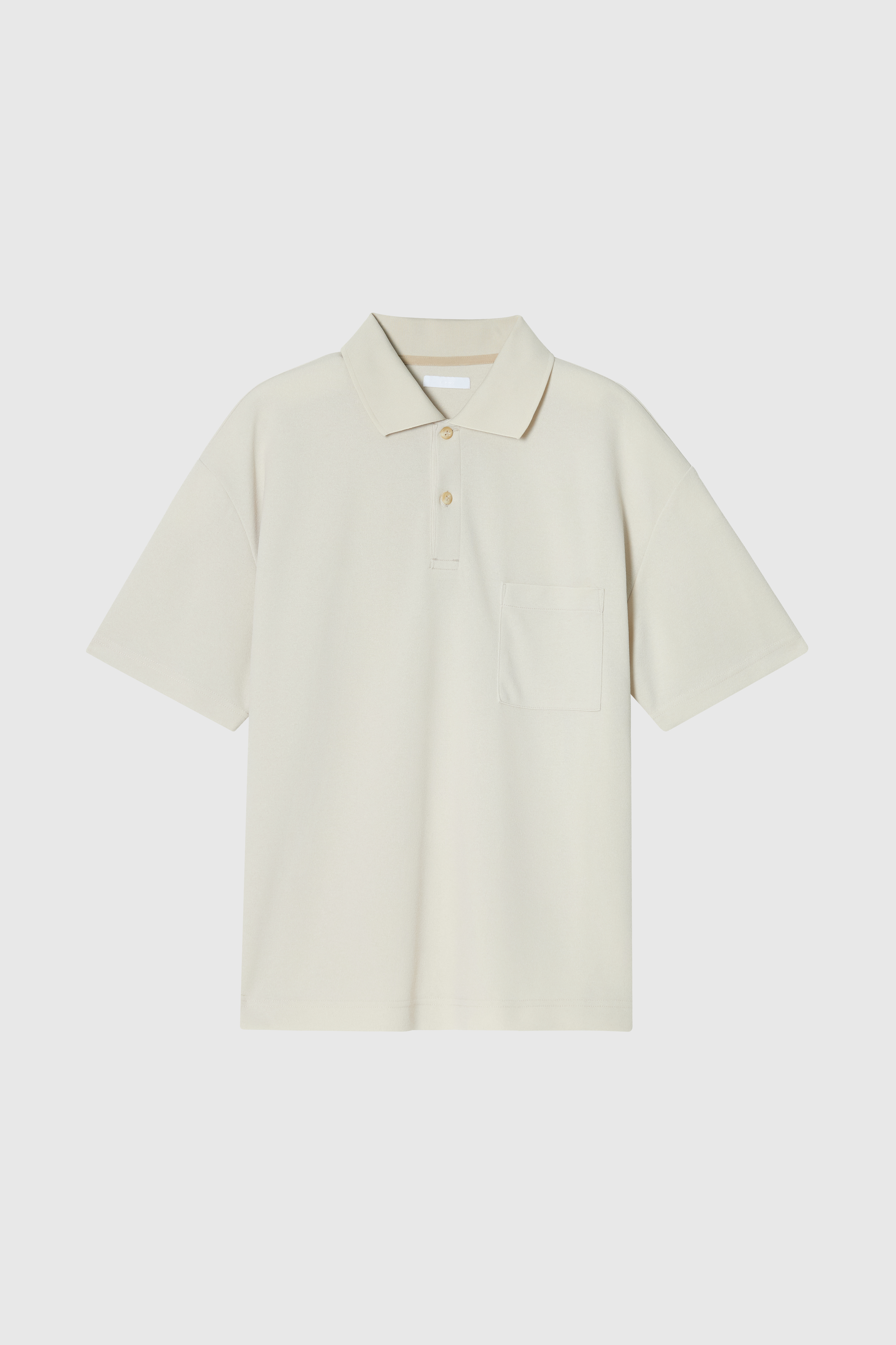 ROY 短袖Polo衫 男（米色）
